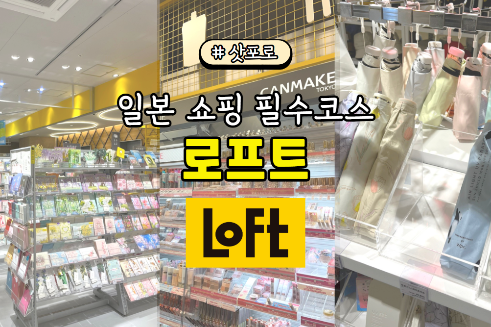 삿포로 로프트 쇼핑! 문구 용품, 기념품 추천! 일본에 가면 꼭 들려야 하는 Loft