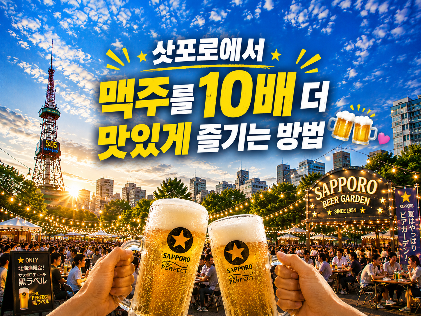 ⭐ビールオタク必見!!⭐札幌でビールを10倍美味しく飲む方法🍺💖